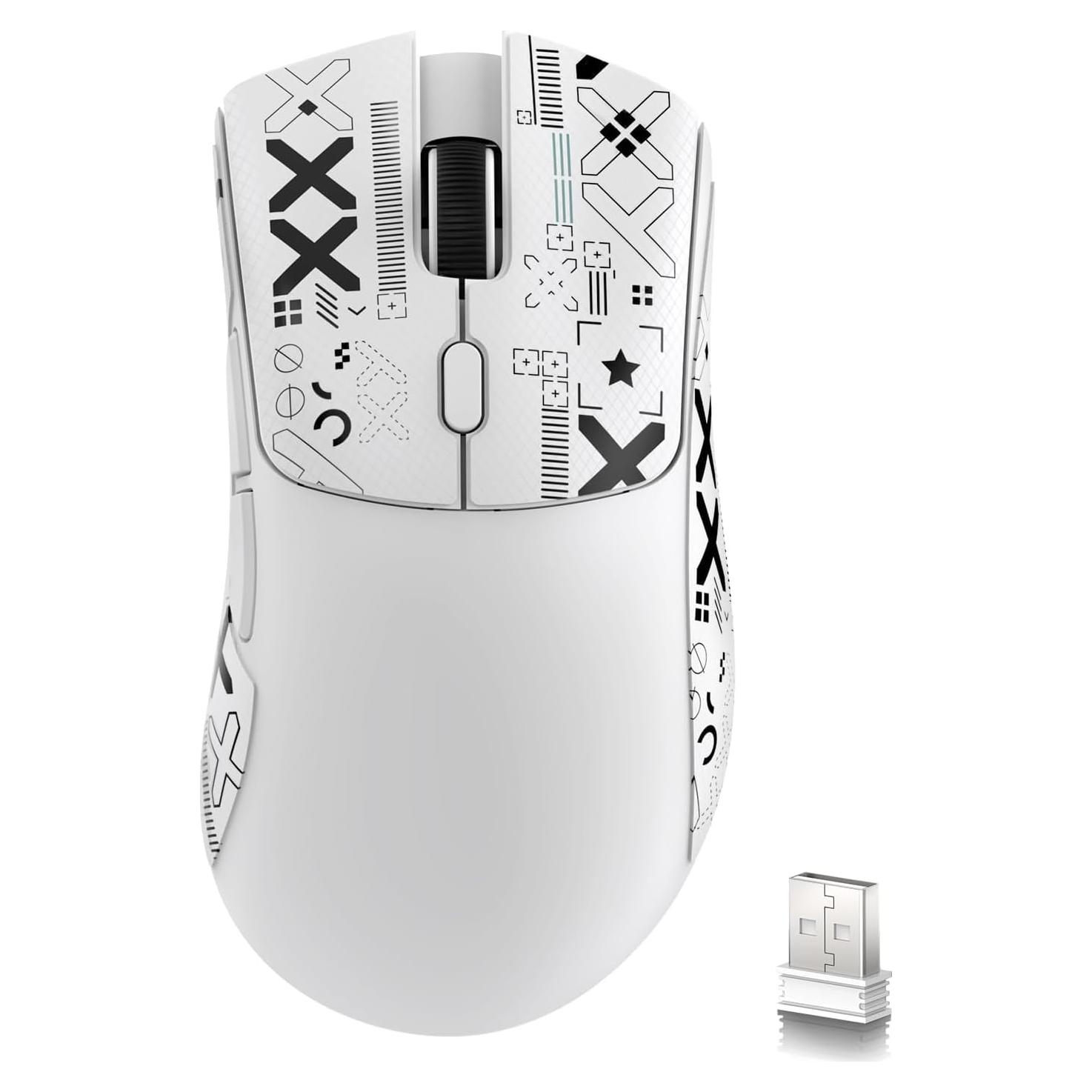 Ratón Gaming Inalámbrico ATTACK SHARK R1, 55g, 18K DPI