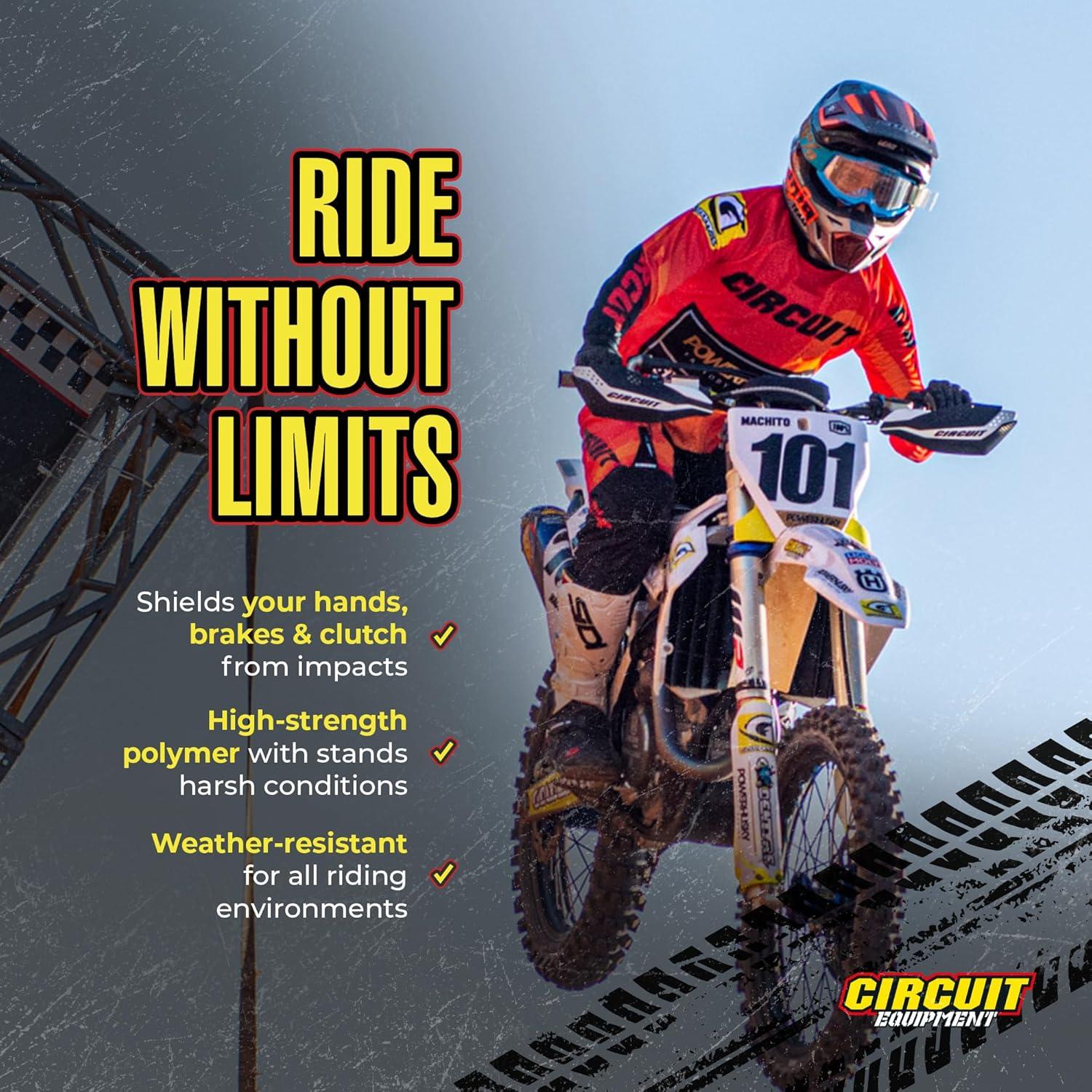 Protector de Manos Dakar Equipo de Circuito PM038-2D1 Carbono