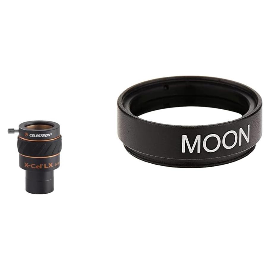 Lente Barlow 2x Celestron X-Cel LX + Filtro Lunar 1.25"