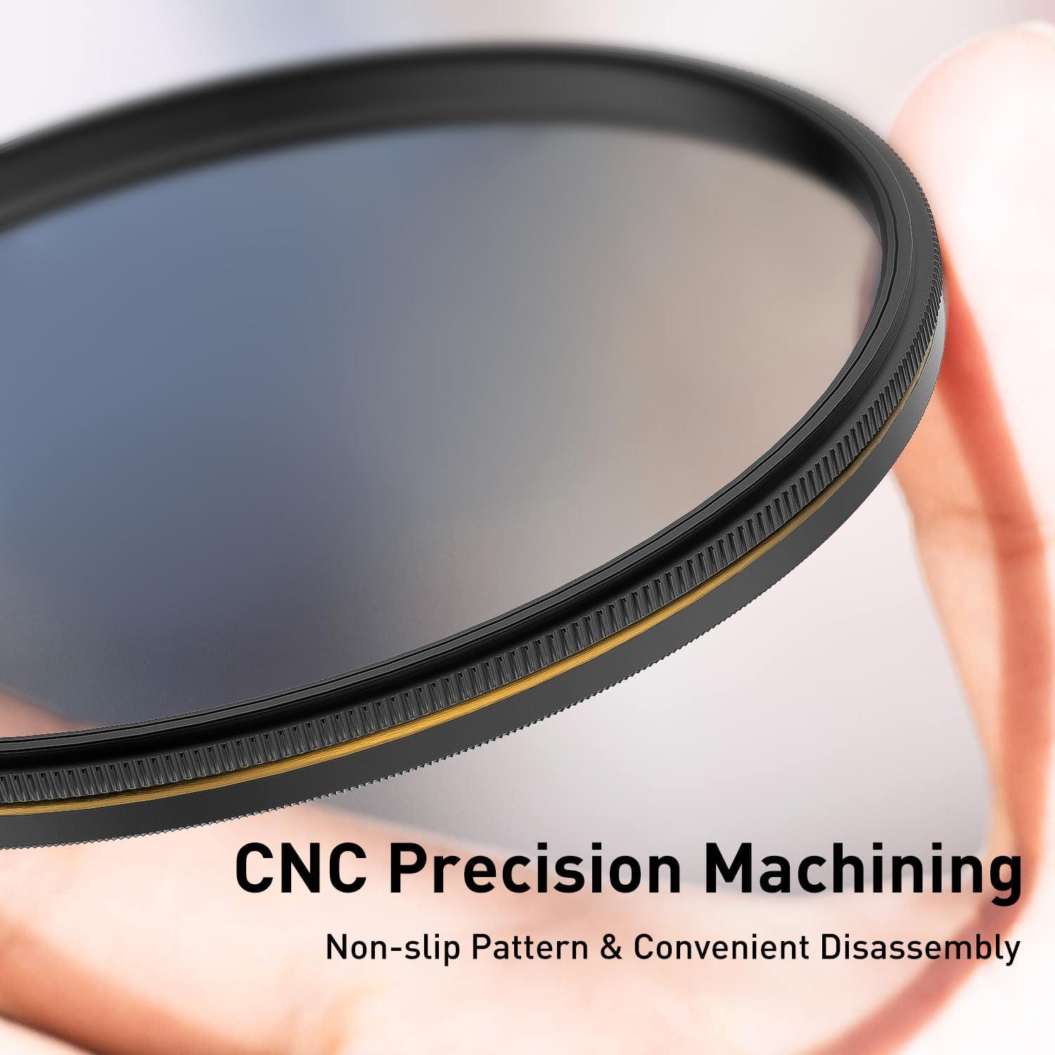 Filtro Polarizador Circular LENSKINS 58mm HD Multi-Capa