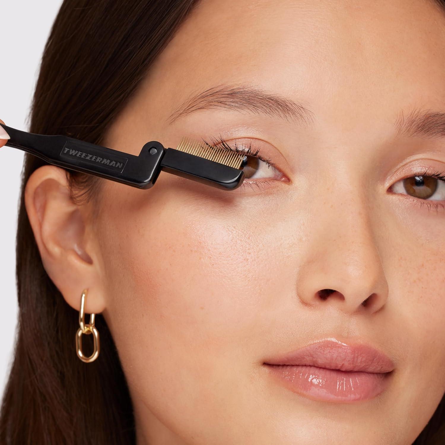 Peine para Pestañas Tweezerman Modelo 1054-R Dientes Dorados