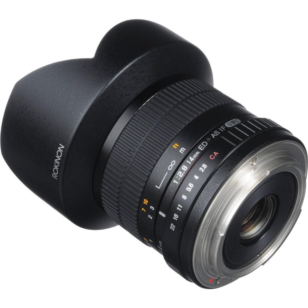Lente Ultra Gran Angular Rokinon 14mm f/2.8 para Canon