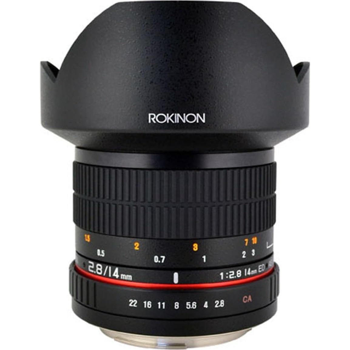 Lente Ultra Gran Angular Rokinon 14mm f/2.8 para Canon