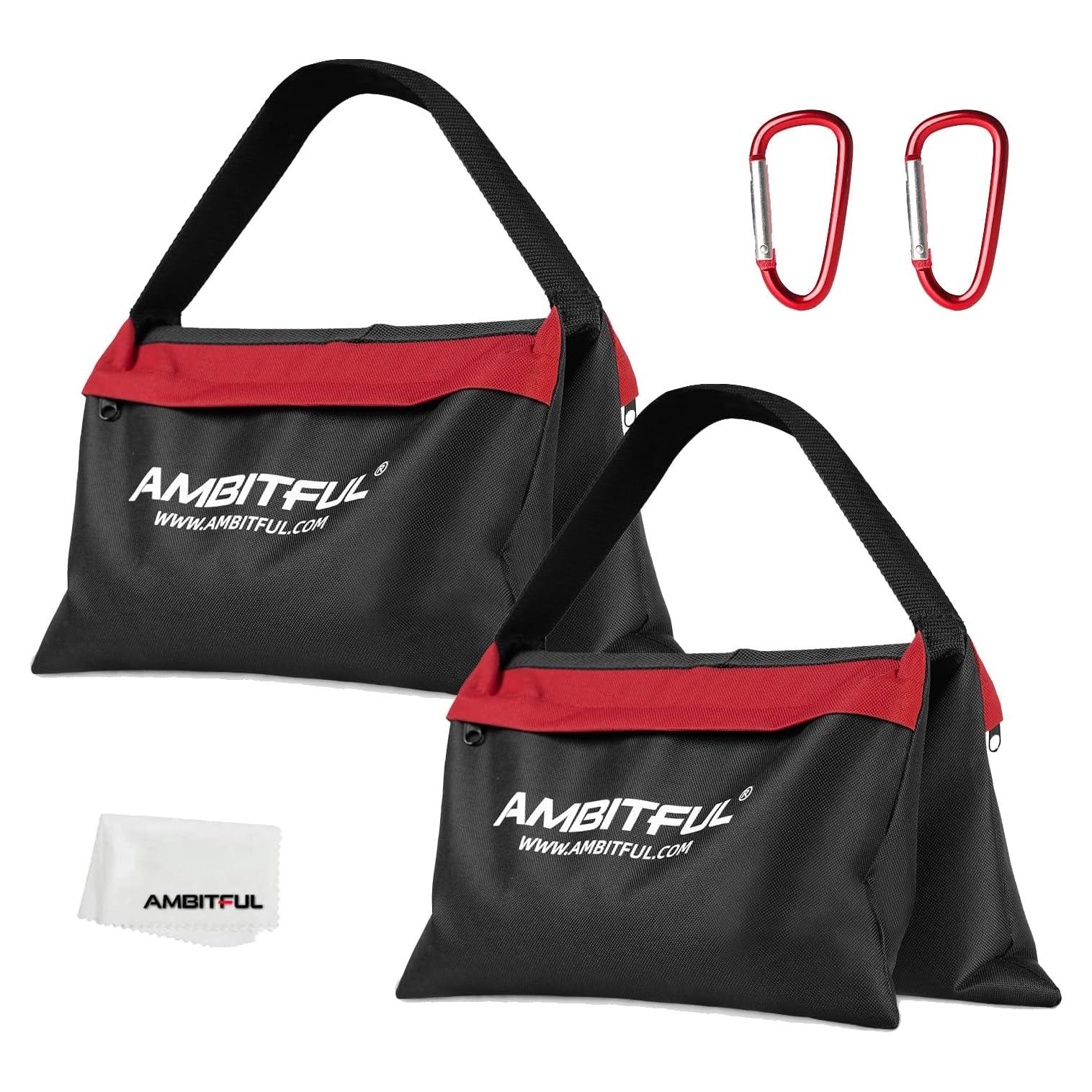 Bolsas de Arena AMBITFUL para Estudio de Fotografía - 2 Piezas