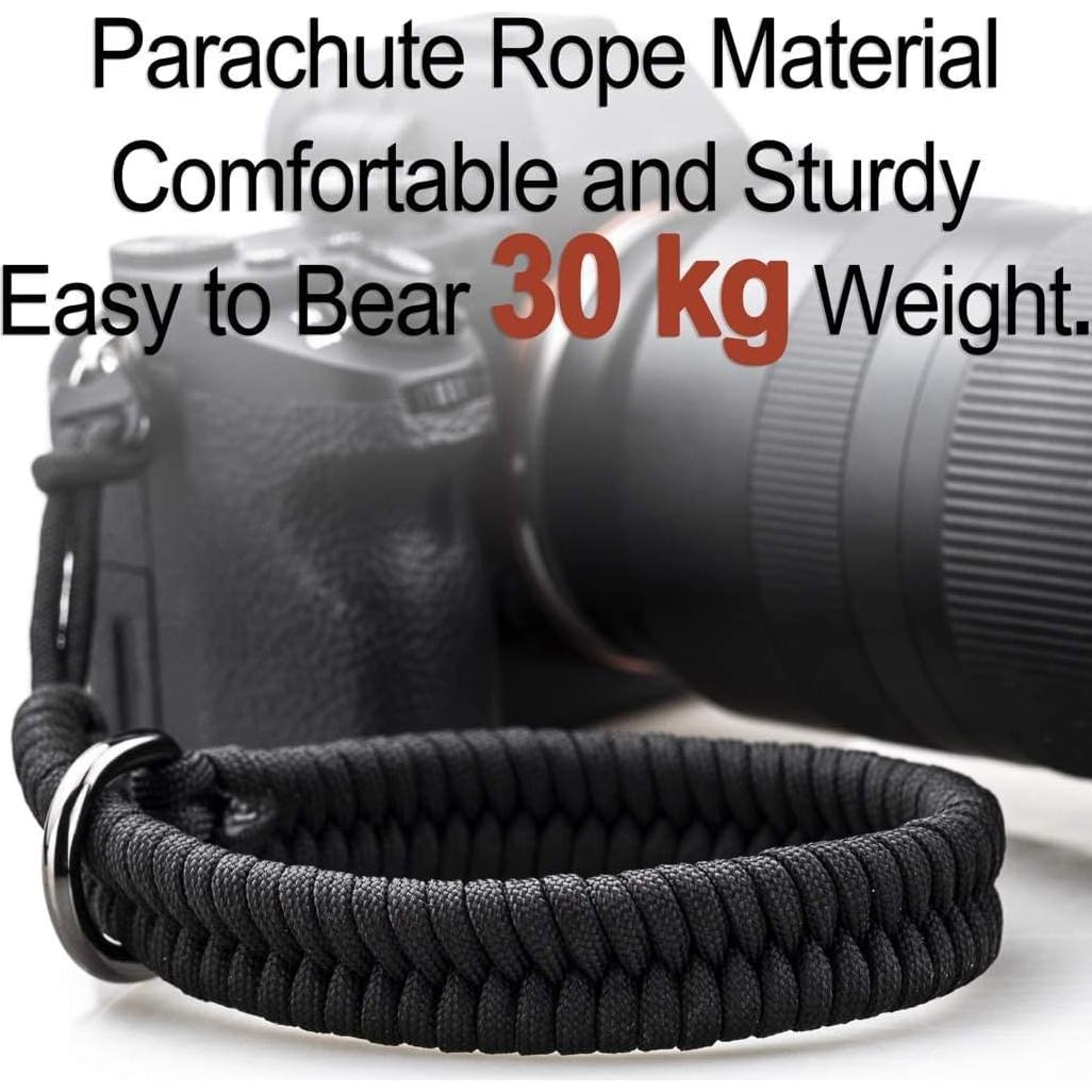 Correa de muñeca para cámara DSLR HAI BEN, 40.64 cm, Negro