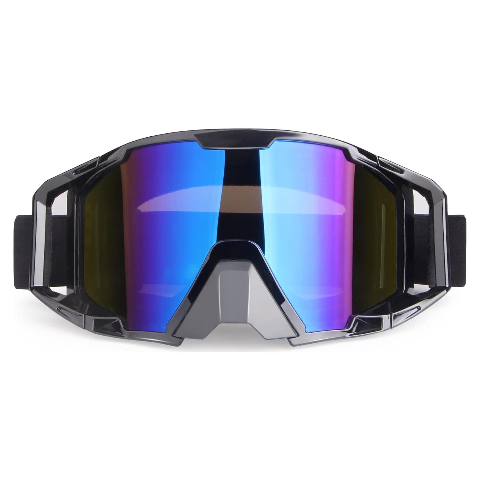 Gafas de Motocicleta Dmeixs UV A prueba de Roturas Marco Negro