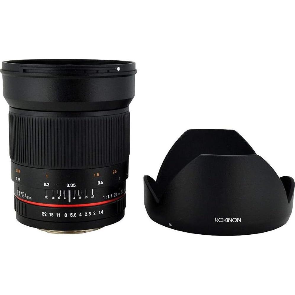 Lente Gran Angular Rokinon 24mm f/1.4 para Canon EF