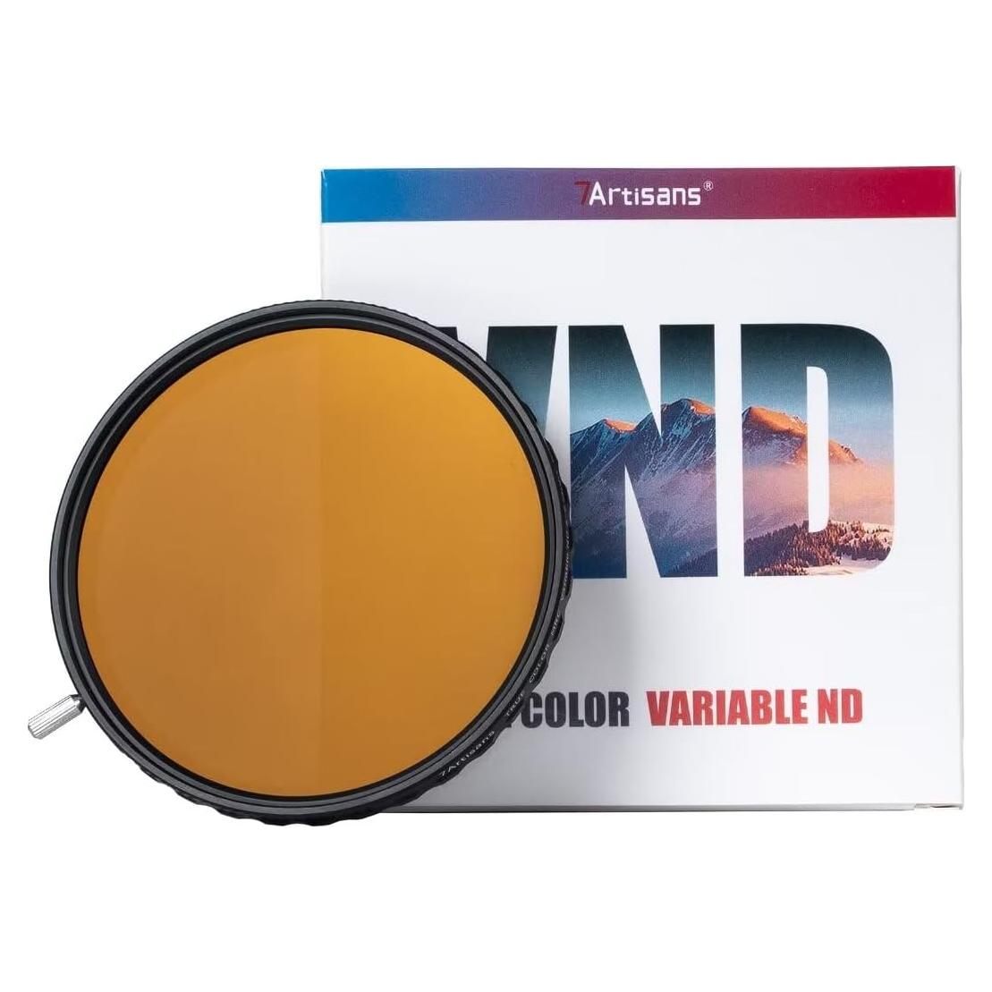 Filtro de Densidad Neutra Variable 67mm 7artisans ND Ajustable