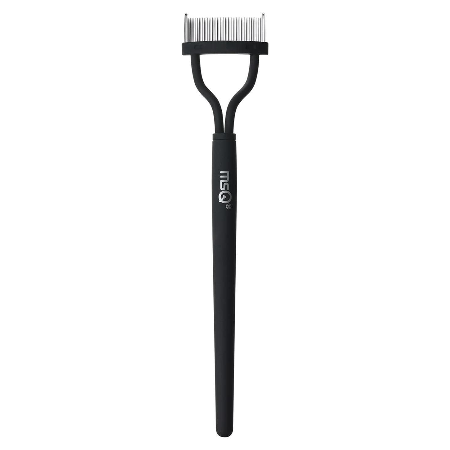 Peina de Pestañas MSQ Separadora de Acero Inoxidable Negra