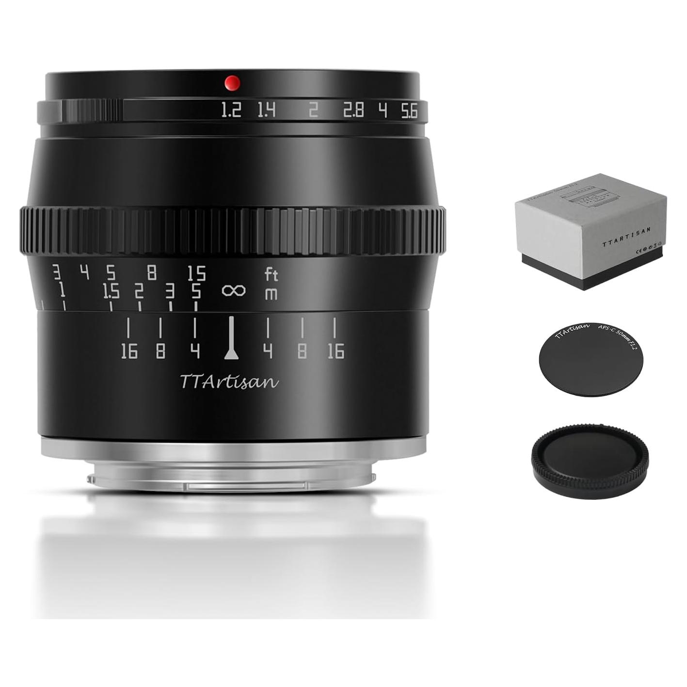 Lente TTArtisan 50mm F1.2 Manual MFT para Cámaras Micro 4/3