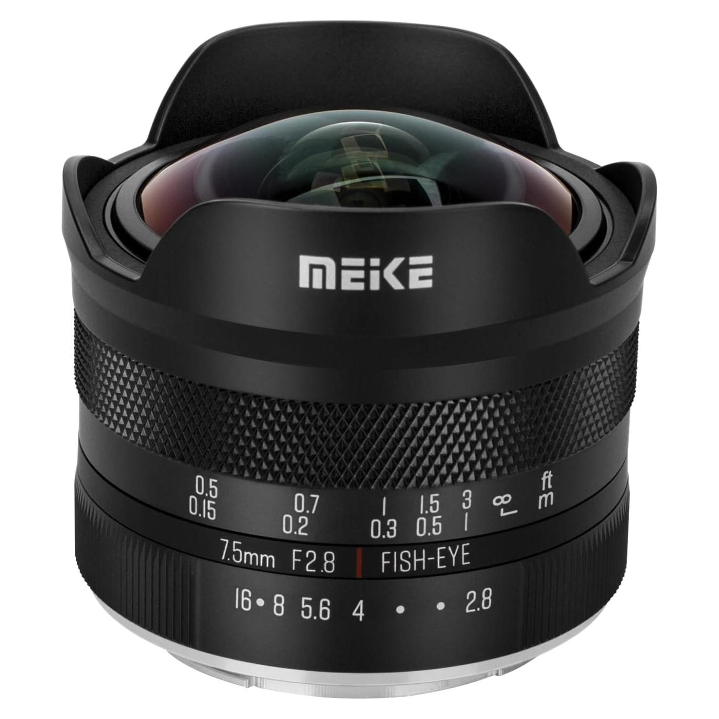 Lente Ojo de Pez Meike 7.5mm f2.8 para Sony E-Mount