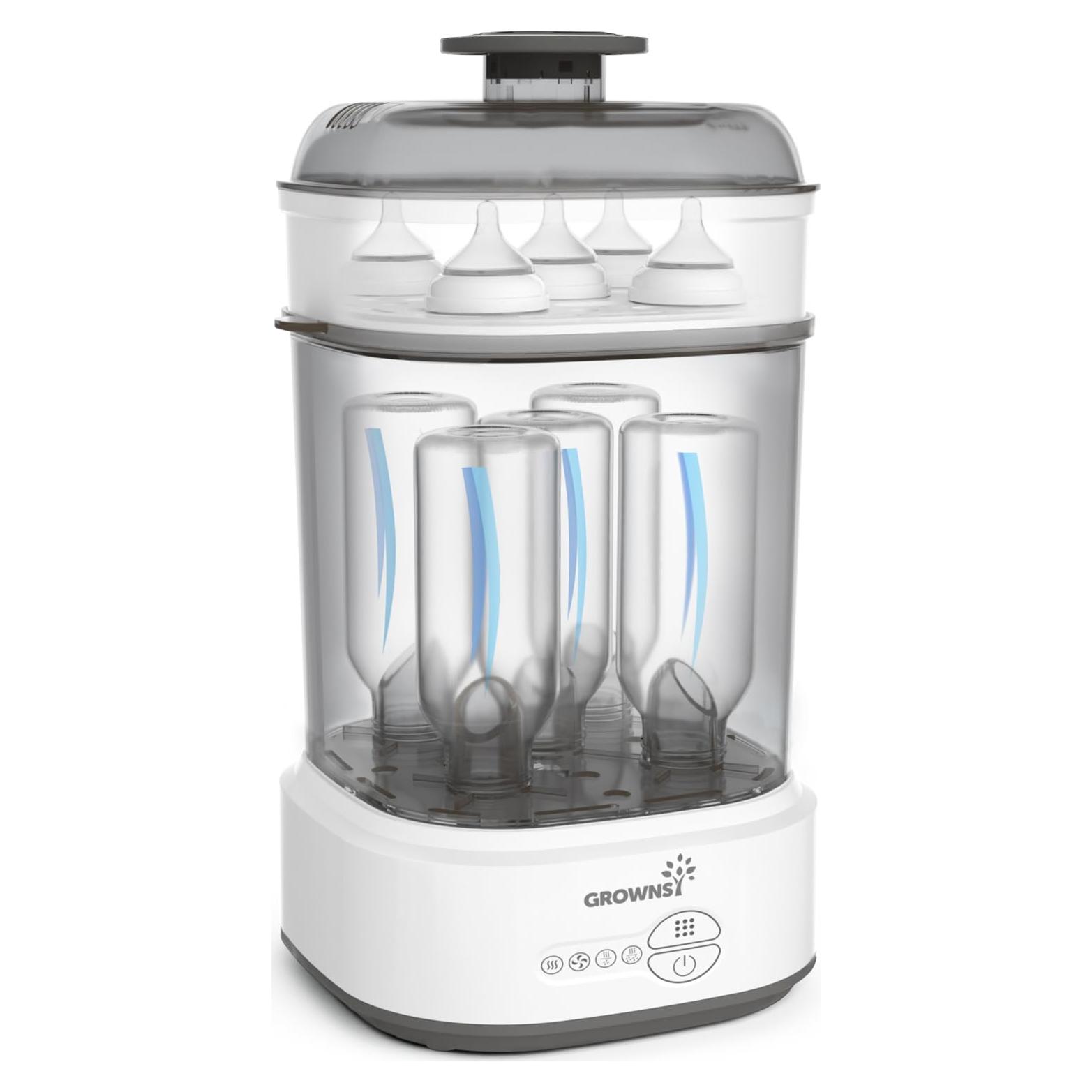Esterilizador y Secador de Biberones Grownsy LS-BE916 Negro