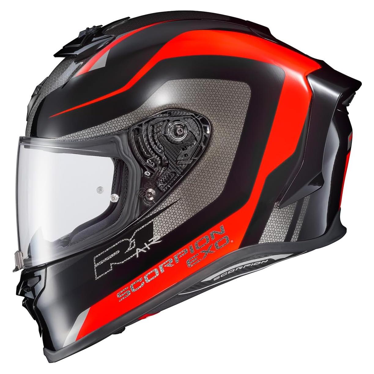 Casco Integral ScorpionEXO R1 Air Rojo/Negro Pequeño
