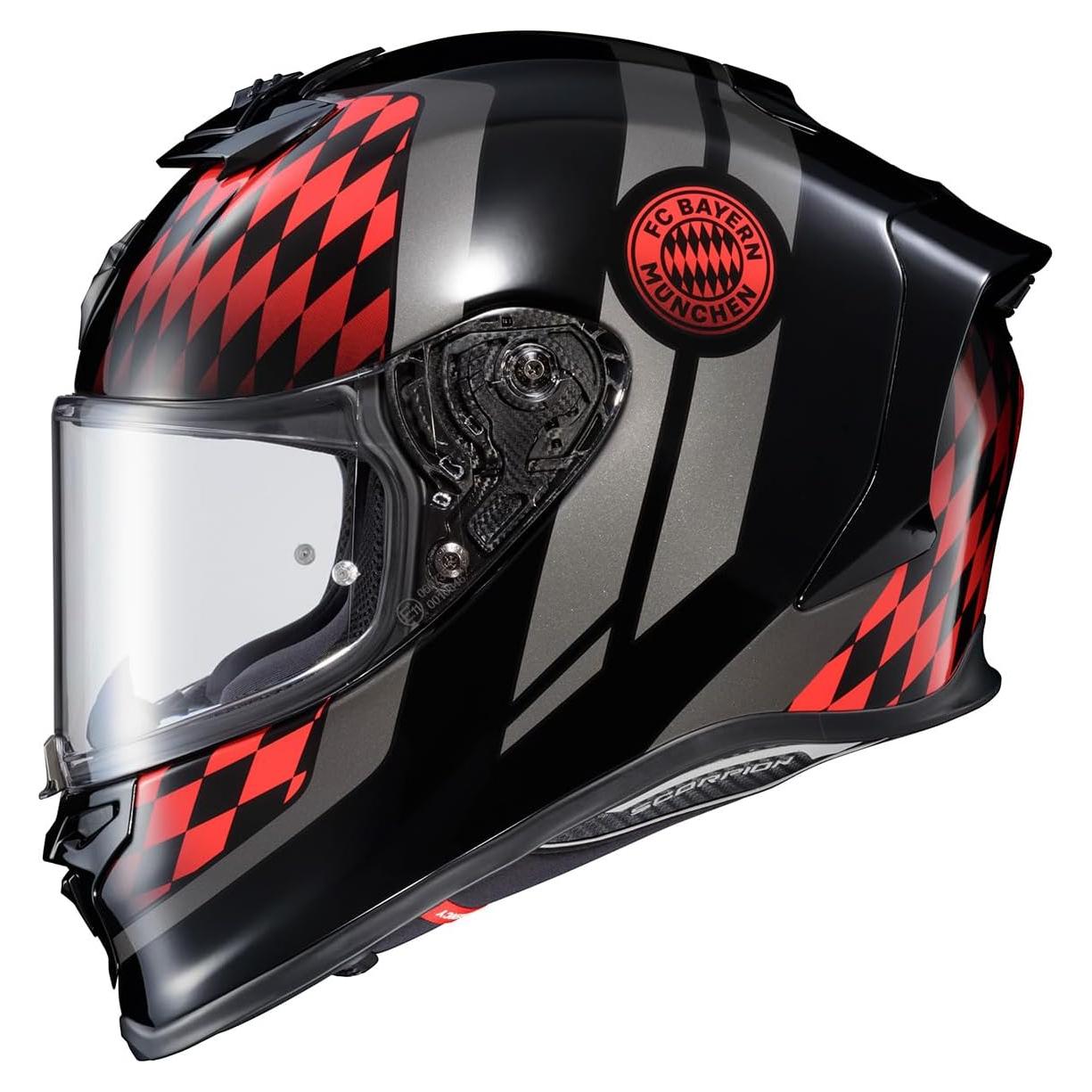 Casco Integral ScorpionEXO R1 Air Grande Negro/Rojo