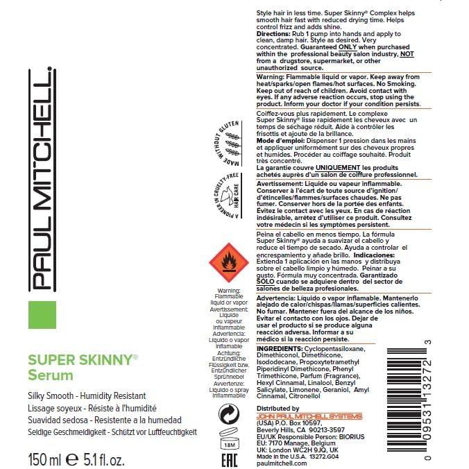 Sérum Paul Mitchell Super Skinny Primer 150ml Acelera Secado