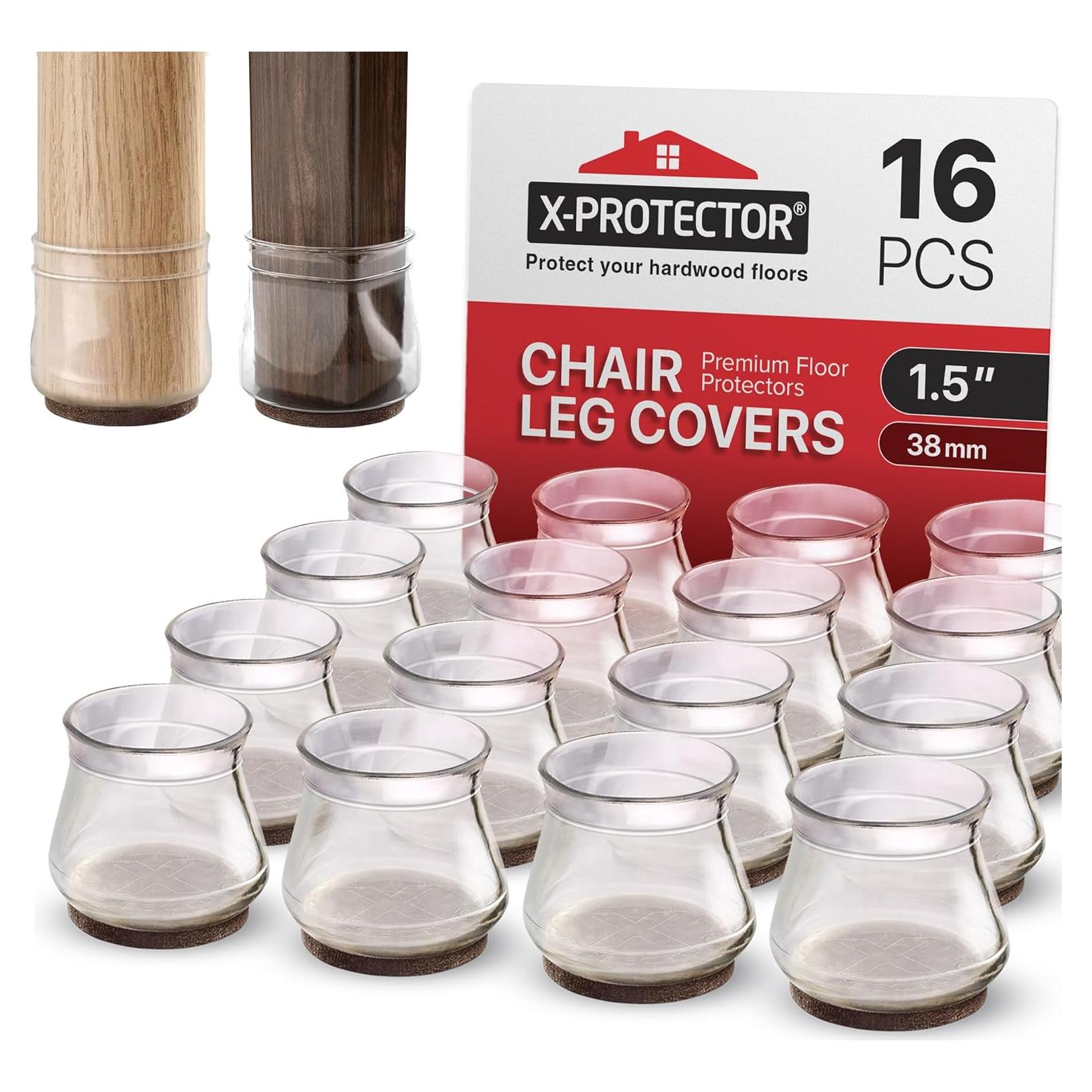 Protectores de Suelo X-Protector 16 PCS Silicona y Fieltro