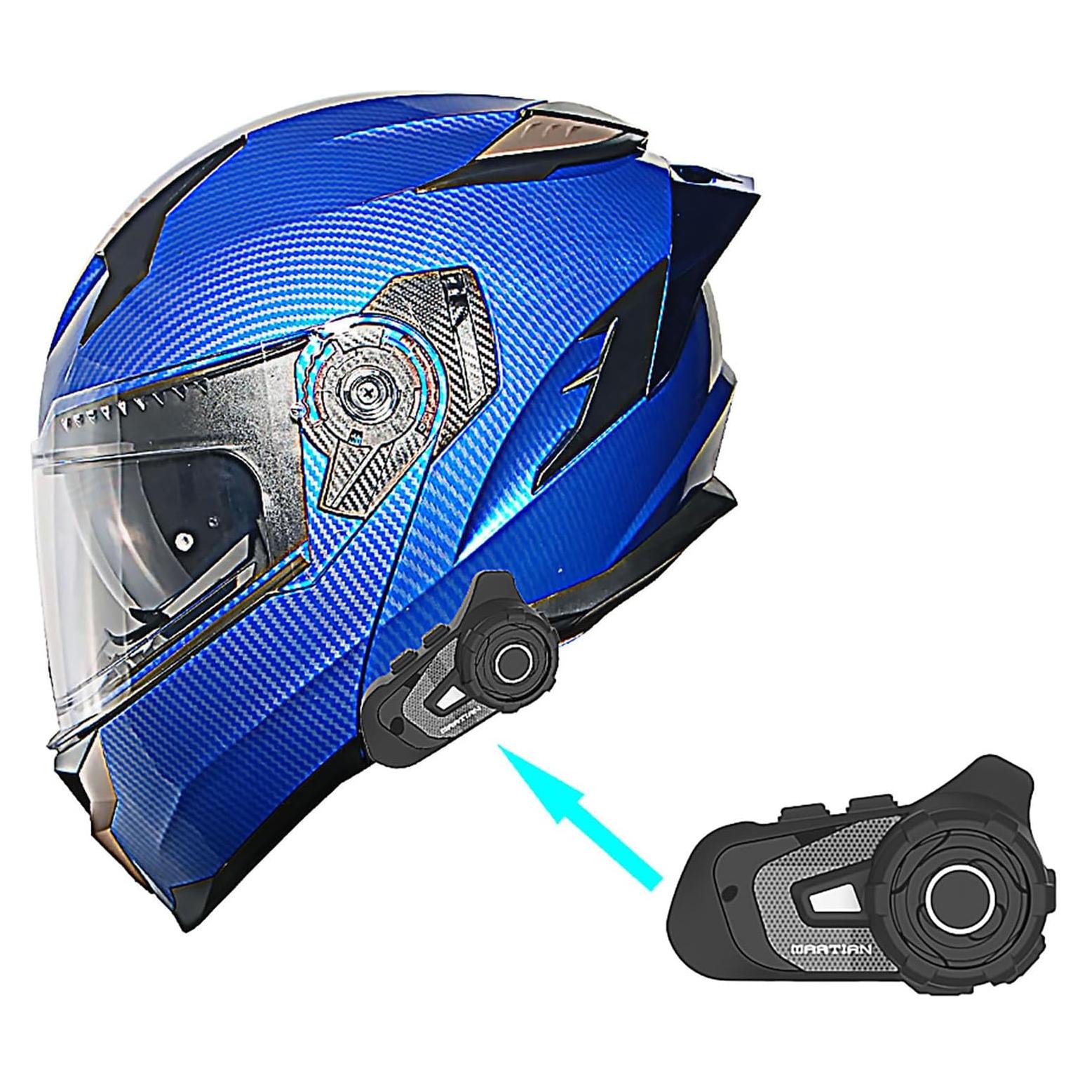 Casco Modular 1Storm HJA119 con Visera Doble y Bluetooth