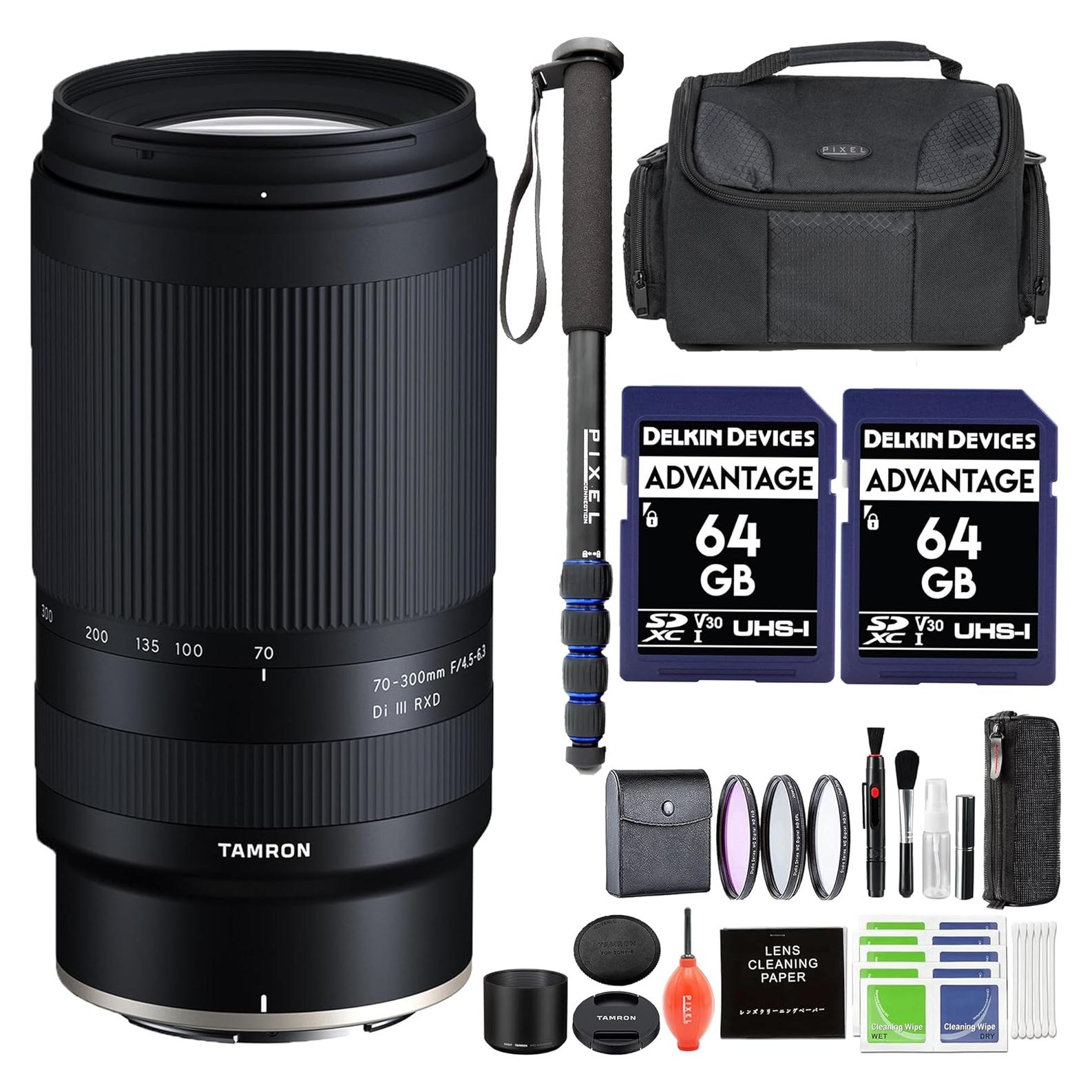 Lente Telefoto Zoom Tamron 70-300mm f/4.5-6.3 para Nikon Z