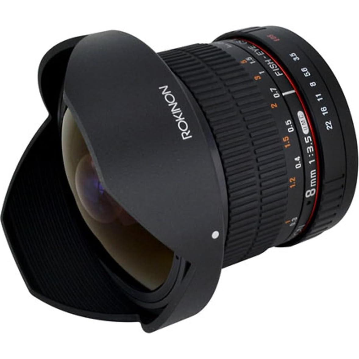 Lente Ojo de Pez Rokinon 8mm f/3.5 HD para Canon EF