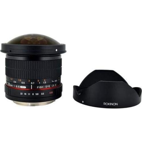 Lente Ojo de Pez Rokinon 8mm f/3.5 HD para Canon EF