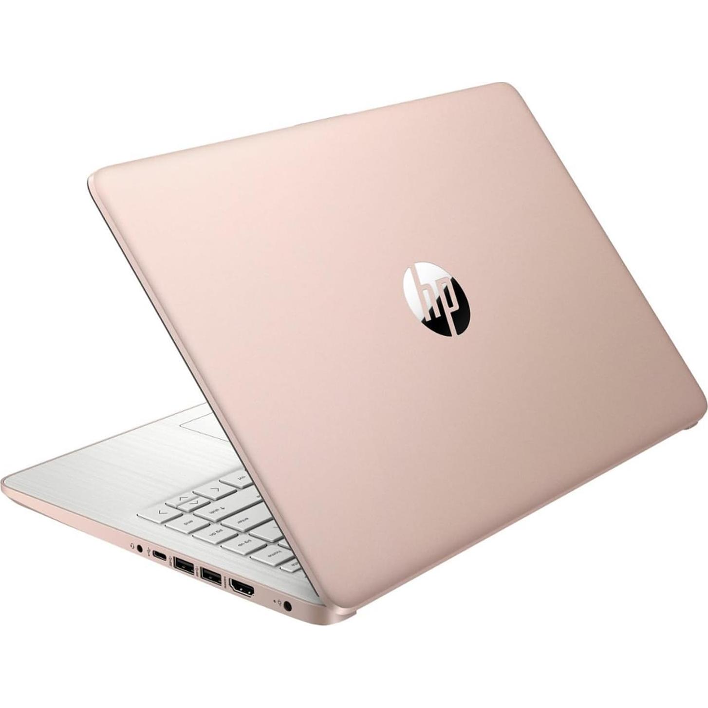 Laptop HP 14" HD, Intel Celeron N4120, 16GB RAM, Oro Rosa
