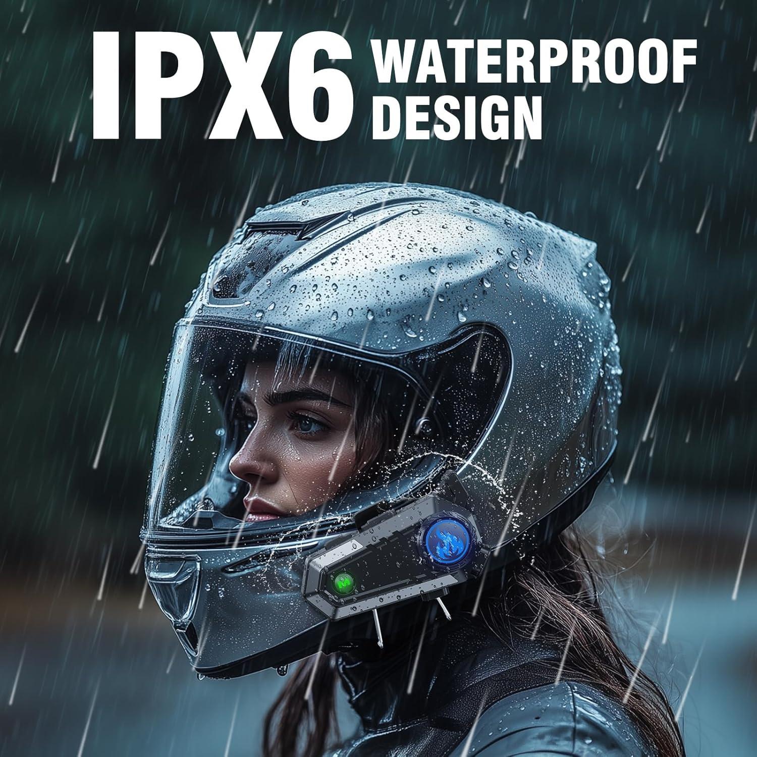 Auricular Bluetooth TOUCH TWO C9 para Casco Motocicleta