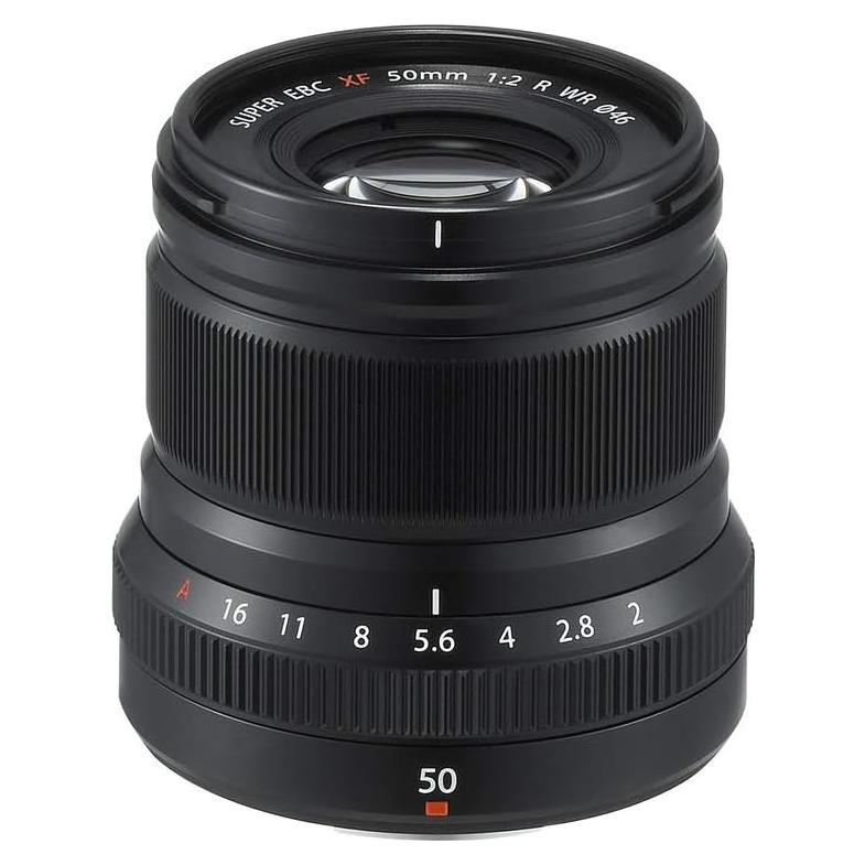 Lente Fujifilm XF 50mm F2 R WR Negro - Teleobjetivo Compacto