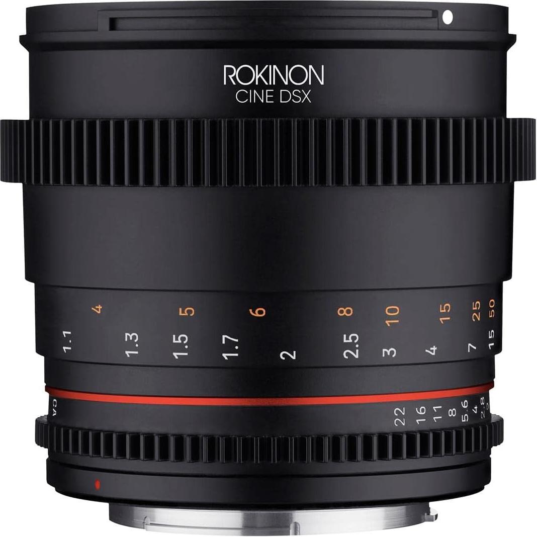 Lente Cine Rokinon DSX 85mm T1.5 para Canon EF