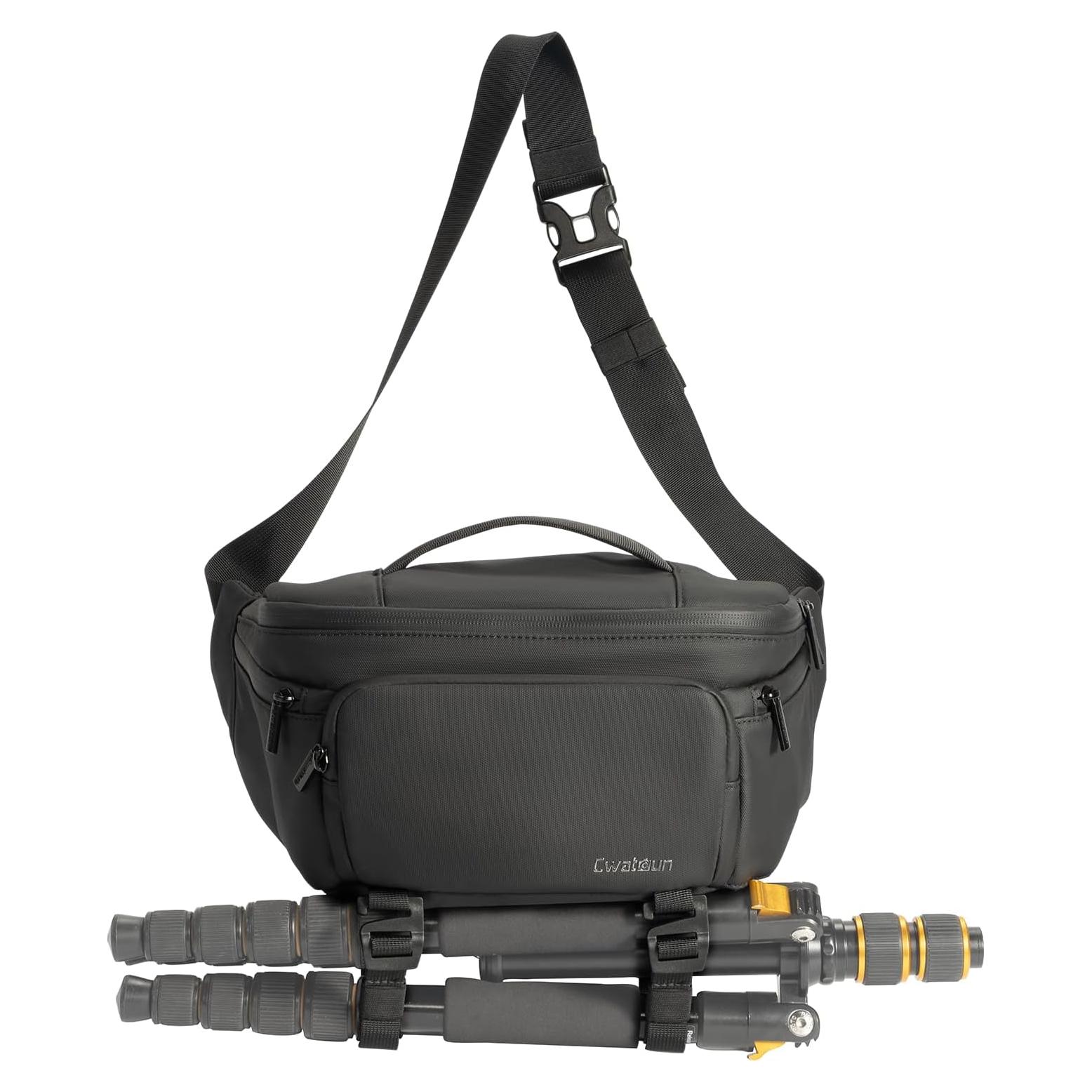 Bolsa de Cintura Impermeable Cwatcun para Cámara DSLR/SLR