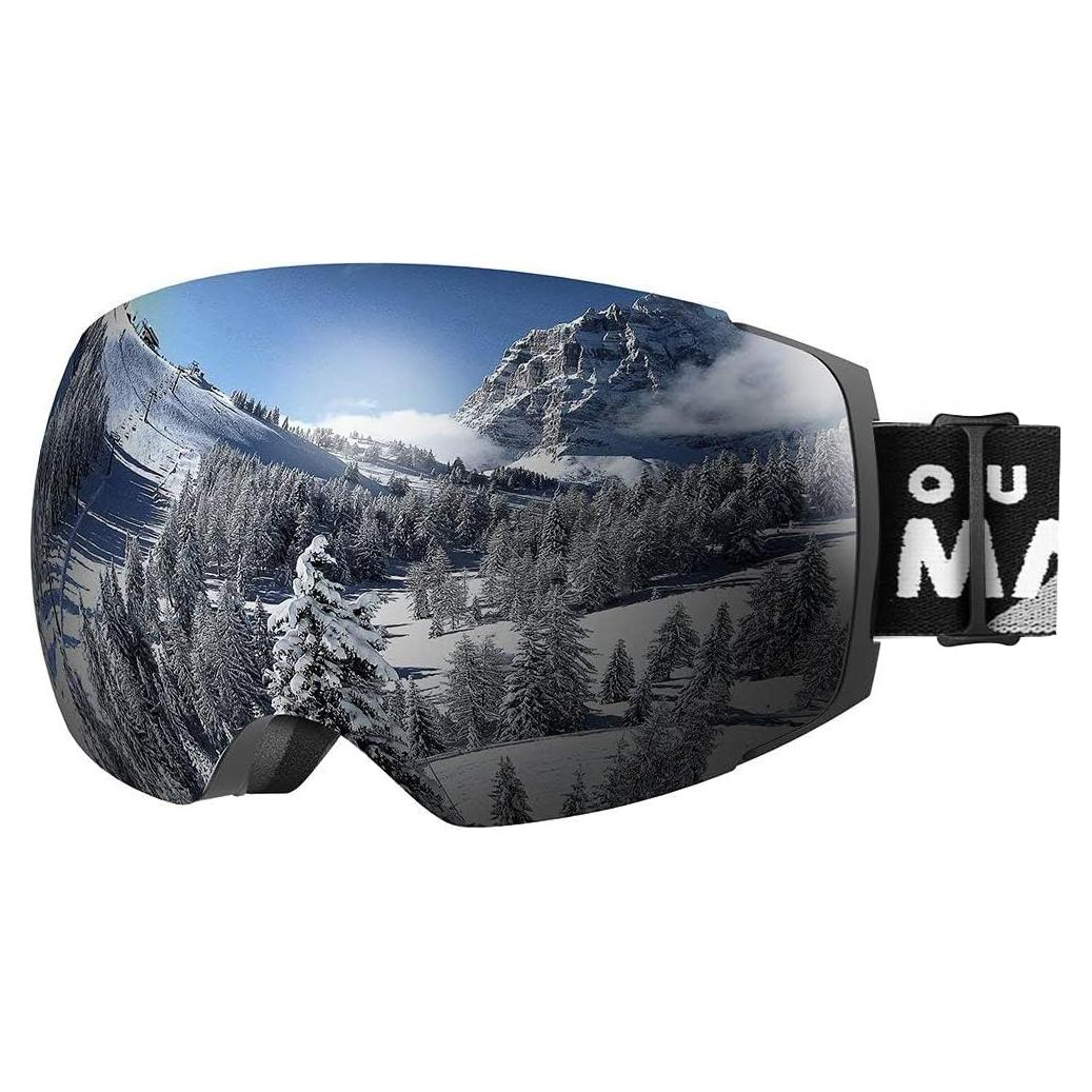 Gafas de Esquí OutdoorMaster PRO Sin Marco UV400 Lente Intercambiable