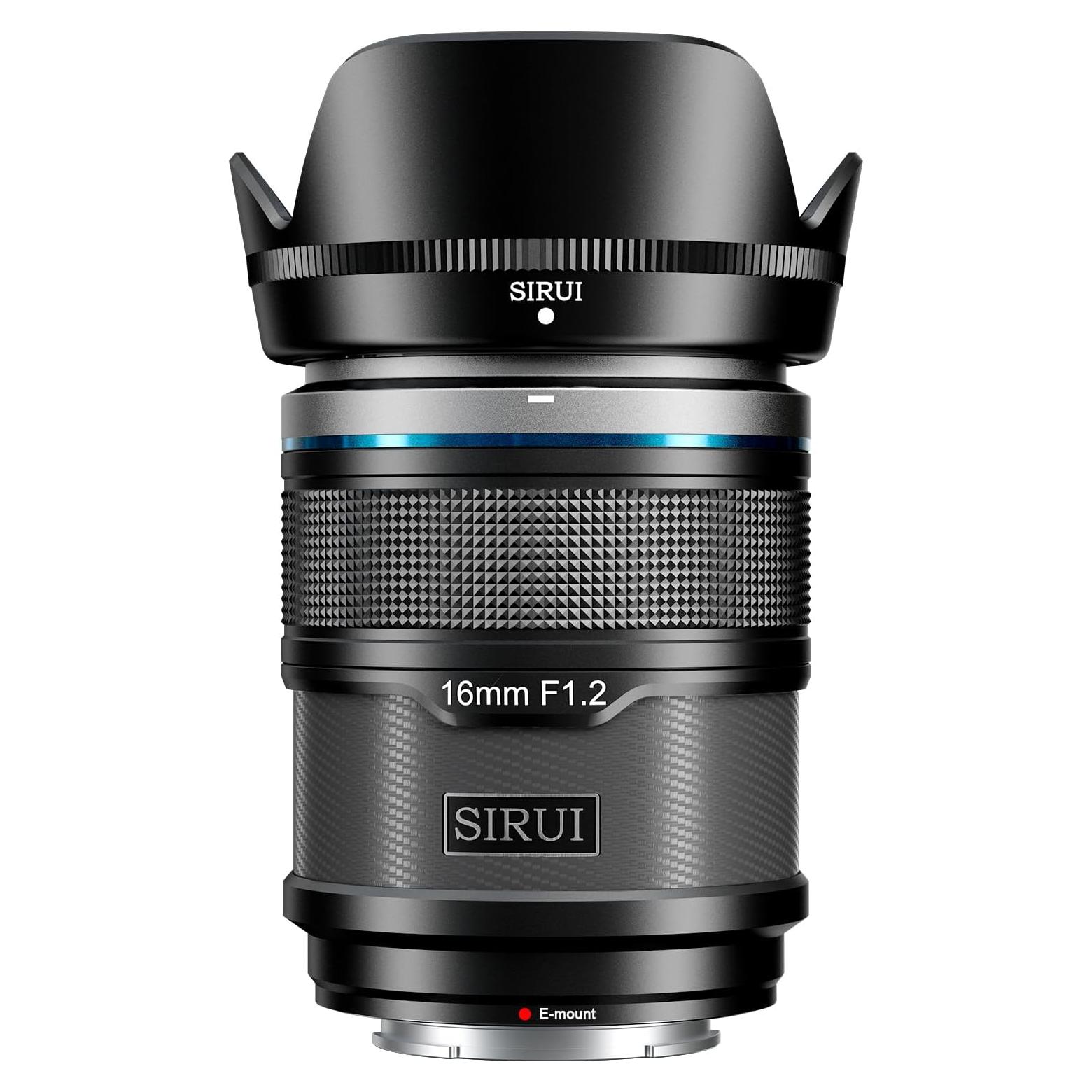 Lente Gran Angular Autofocus SIRUI 16mm F1.2 para APS-C