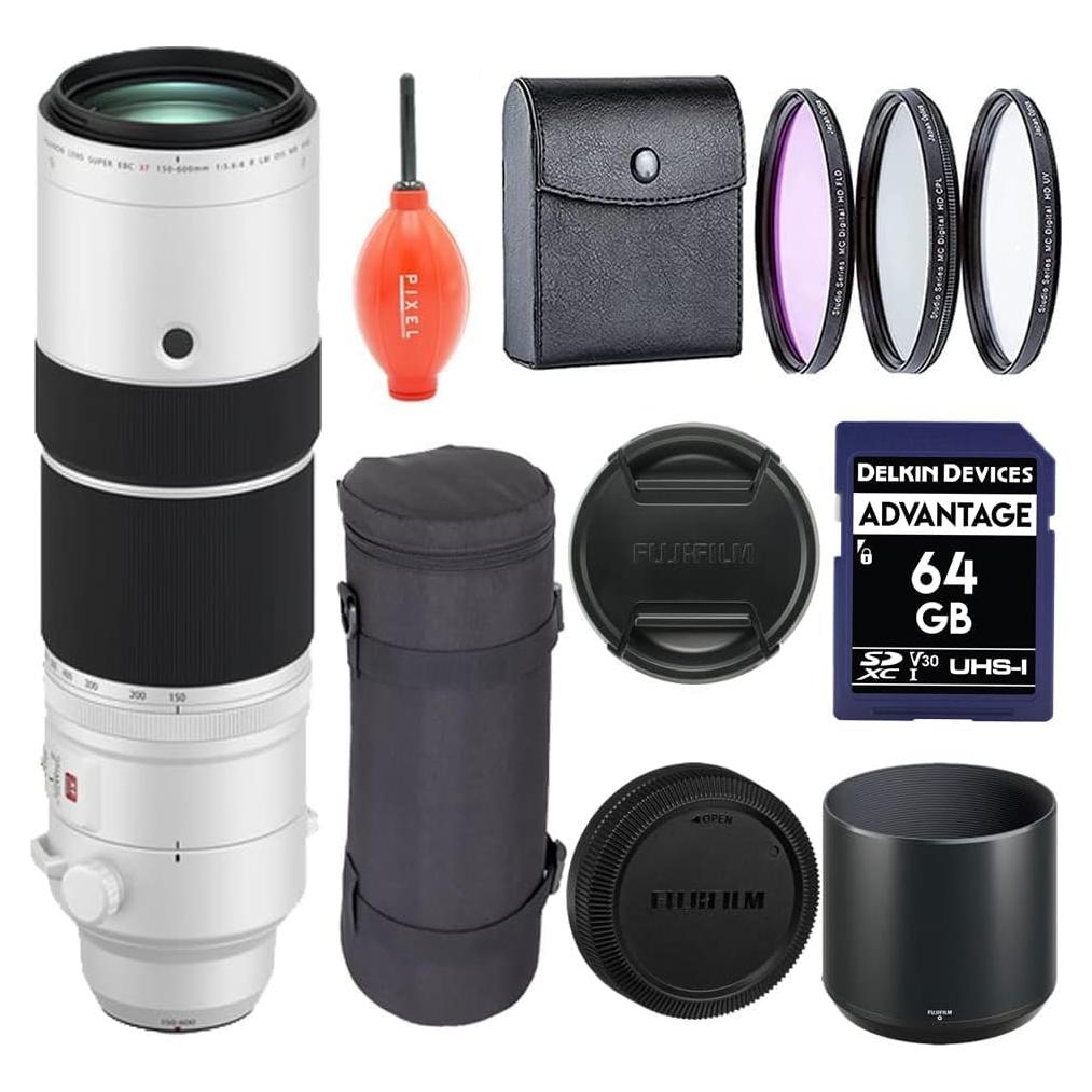 Fujifilm XF 150-600mm f/5.6-8 R LM OIS WR con Accesorios