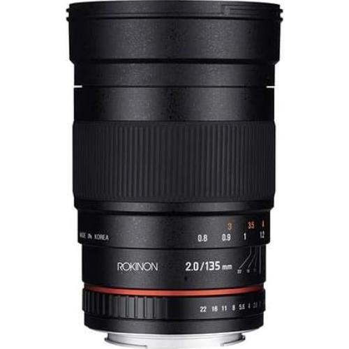Lente Telefoto Rokinon 135mm F2.0 para Canon - Alta Velocidad
