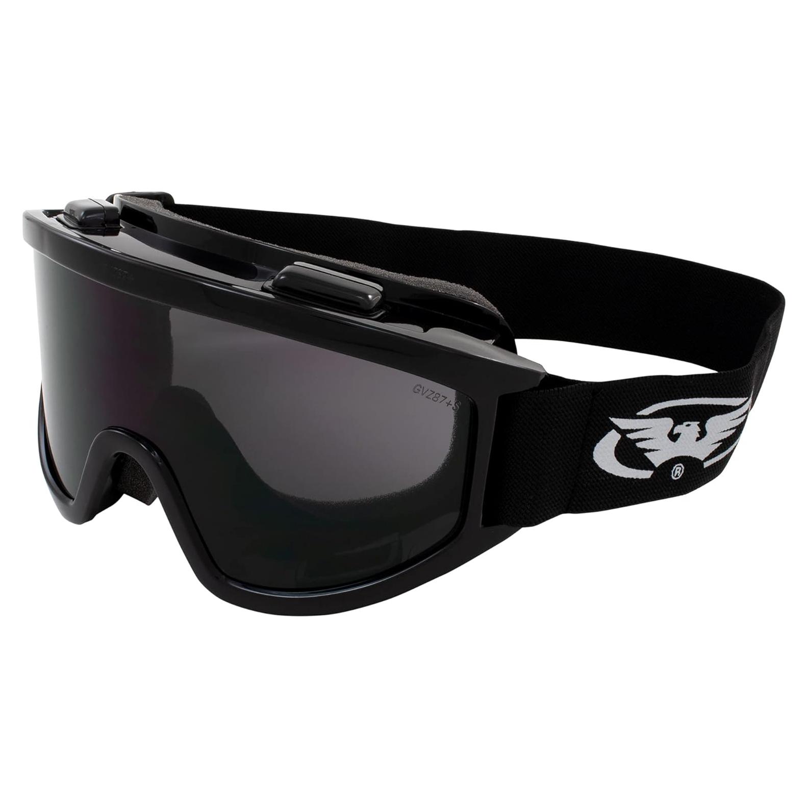 Gafas de Motocicleta Global Vision Windshield - Negro