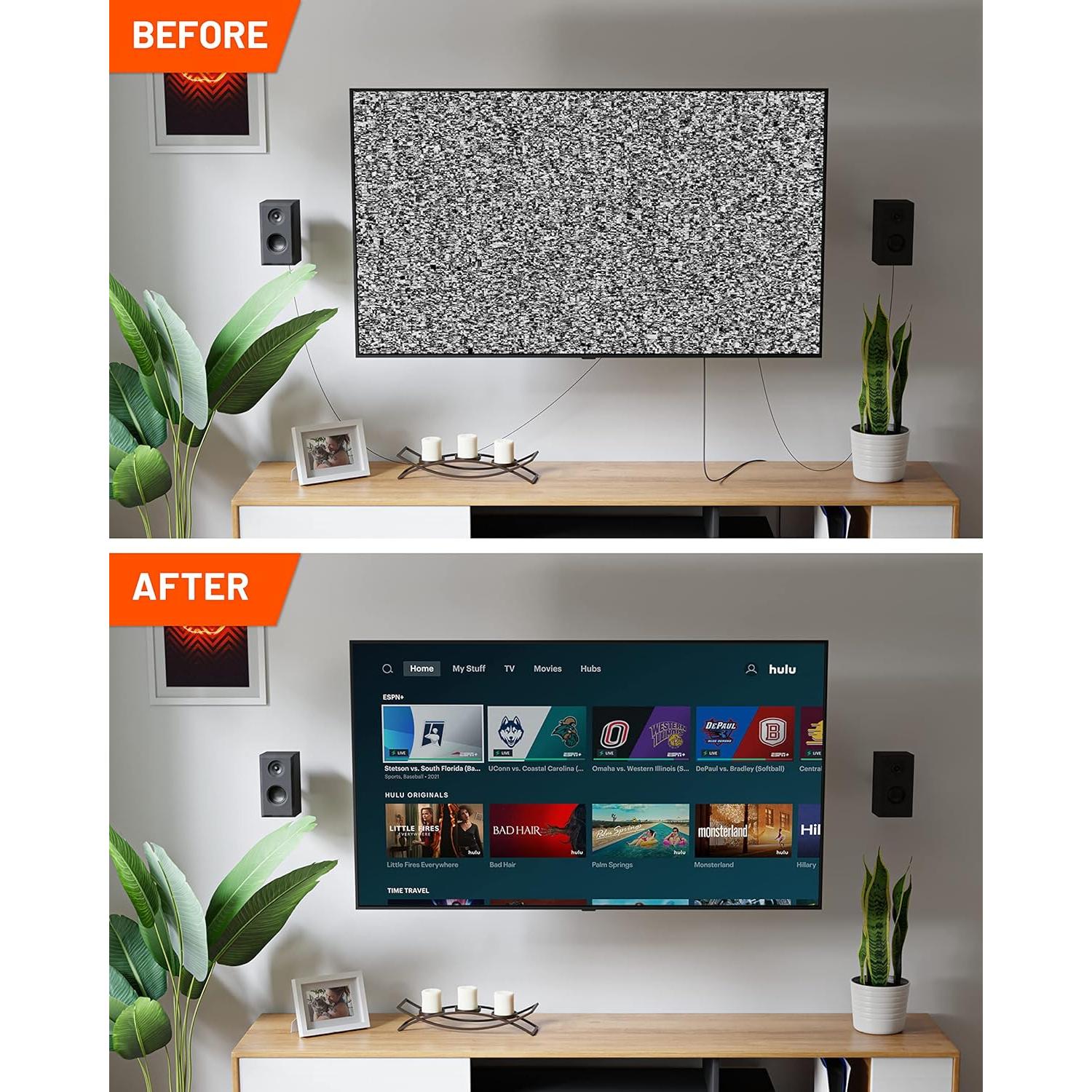 Ocultadores de Cables ECHOGEAR - Paquete de 4 Blancos