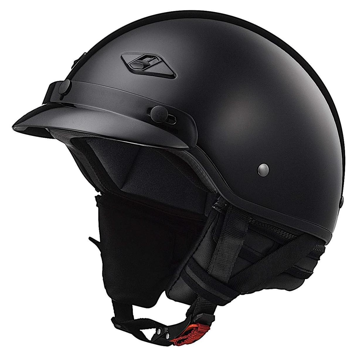 Casco LS2 Bagger 568 para motocicleta unisex - Negro Brillante