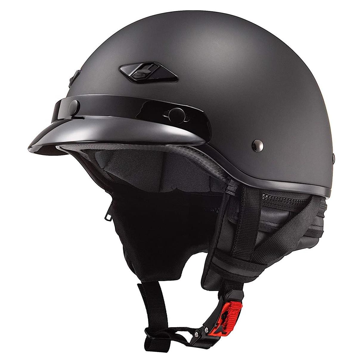 Casco LS2 Bagger 568 Negro Mate para Motocicleta
