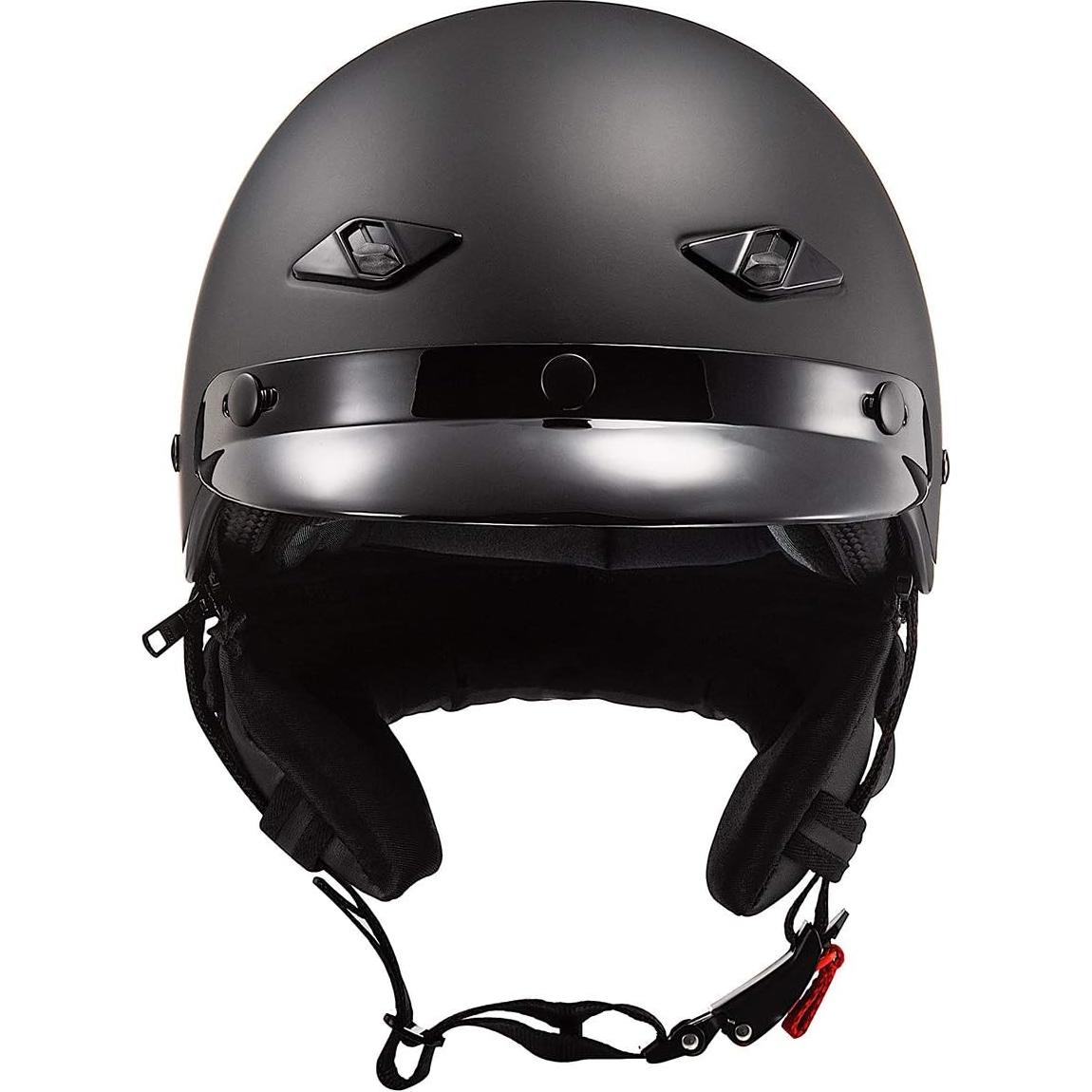 Casco LS2 Bagger 568 Negro Mate para Motocicleta