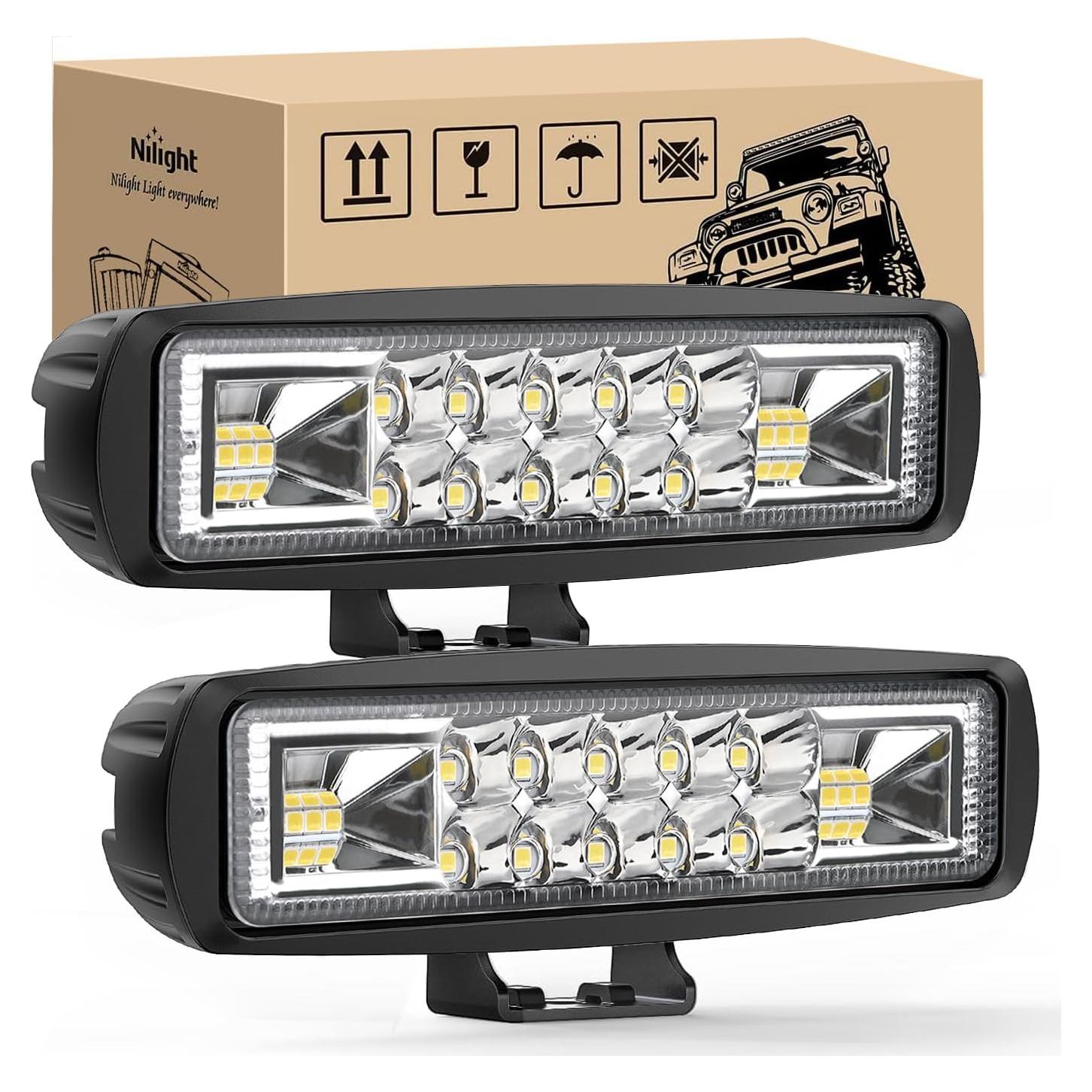 Nilight Pods LED 60W 15.24 cm Luz de Niebla para Off Road