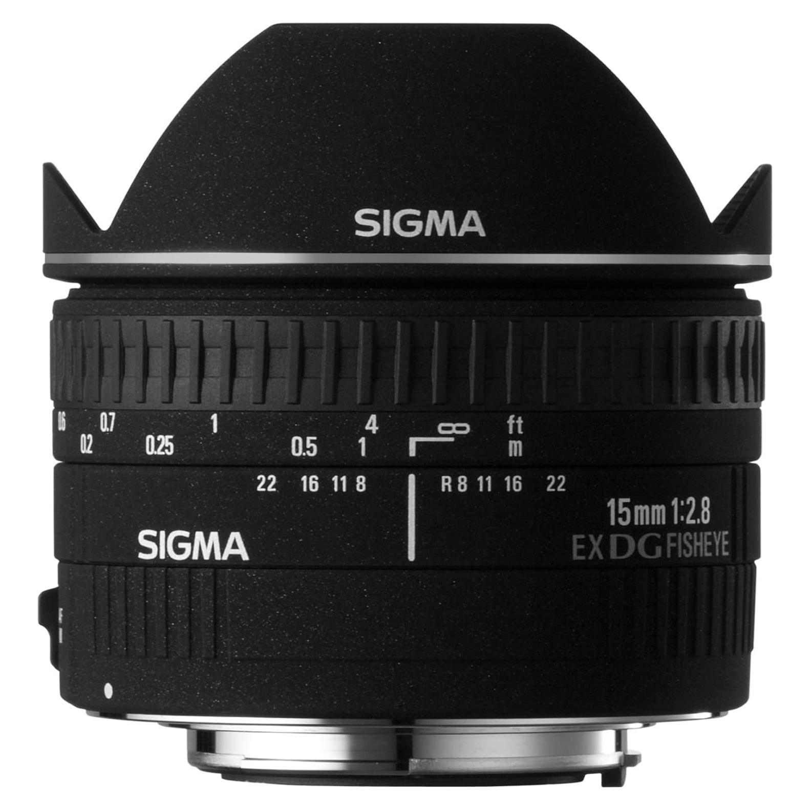 Lente Ojo de Pez Diagonal Sigma 15mm f/2.8 para Canon