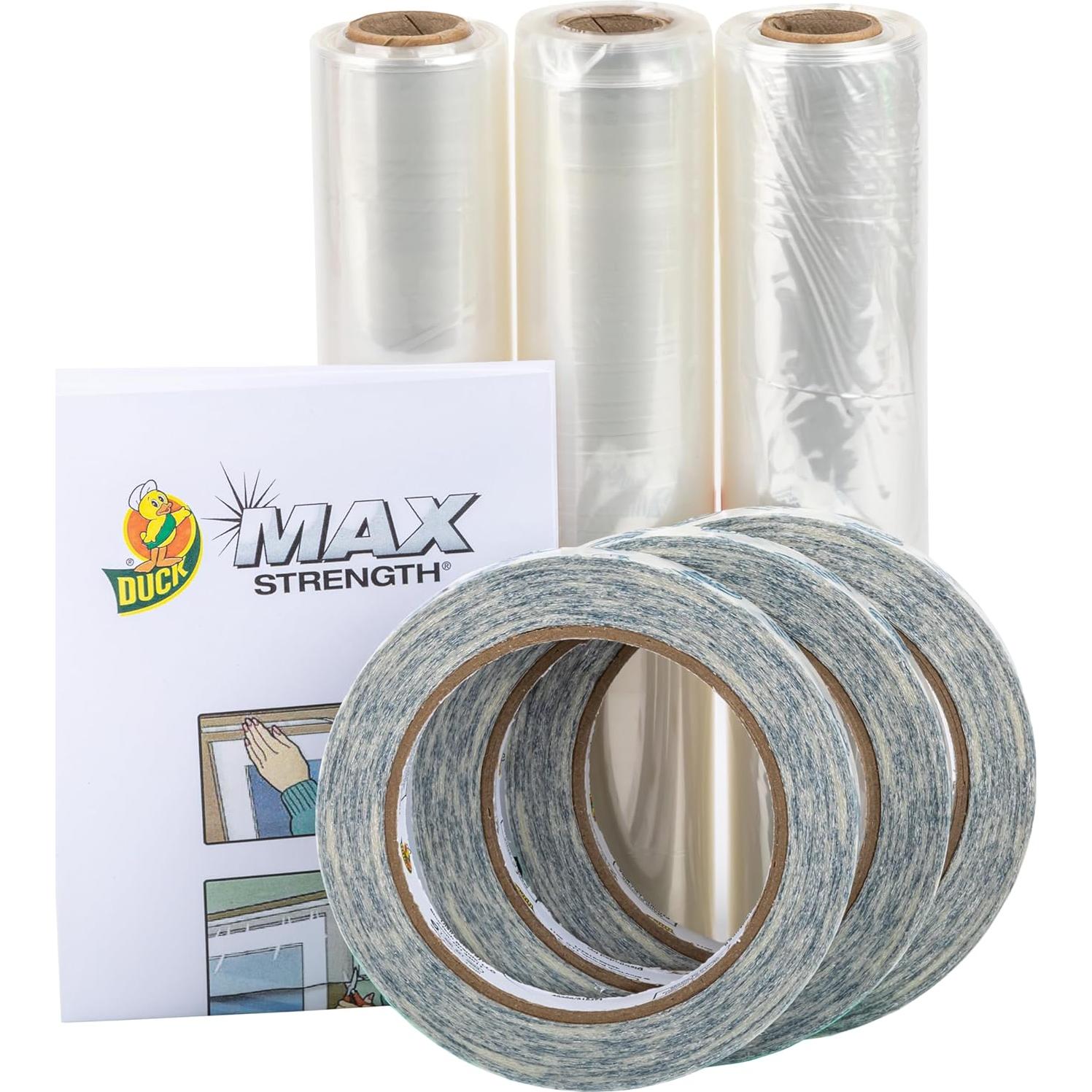 Kit de Aislamiento de Ventanas Duck - 15 Ventanas, Película Retráctil