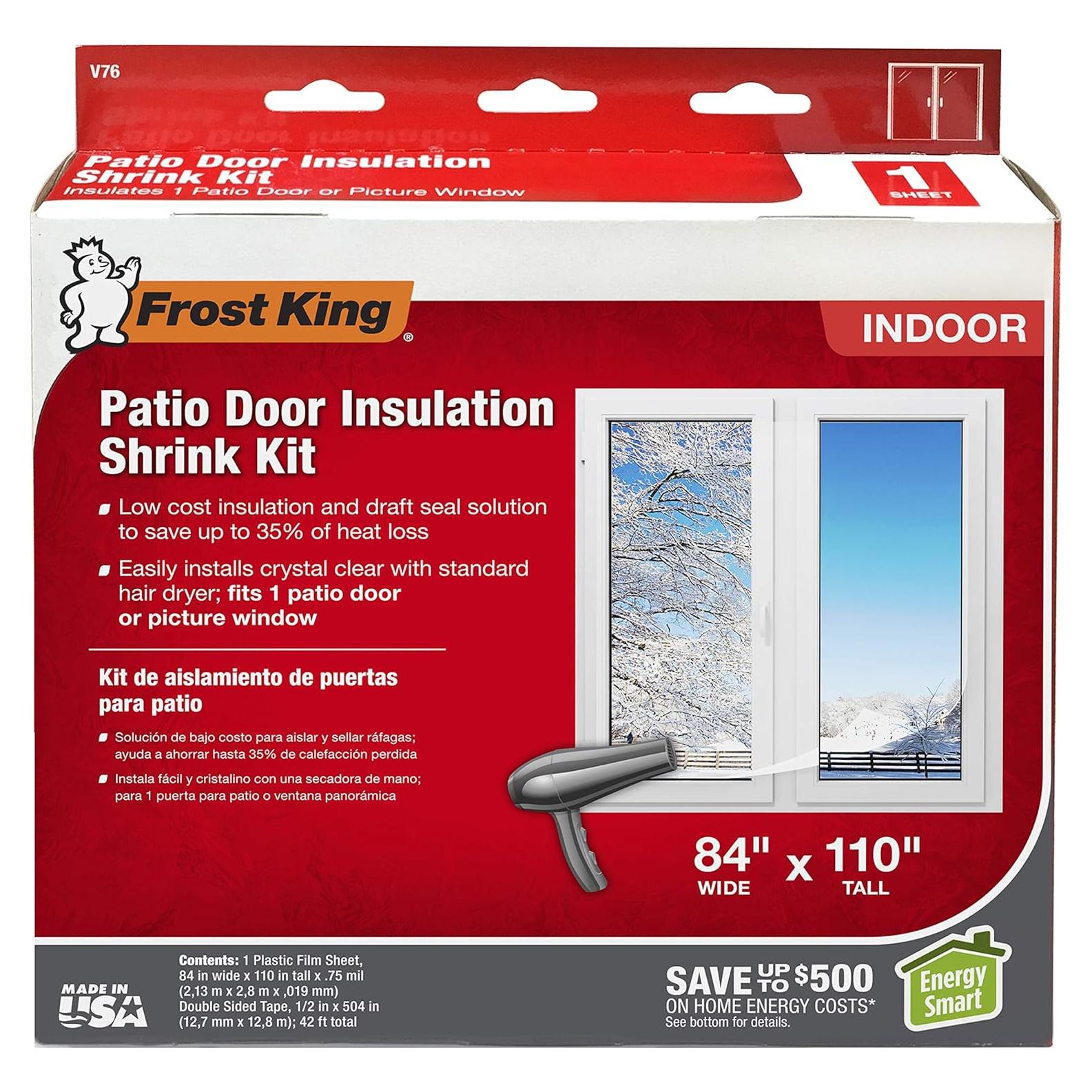 Kit de Ventana Retráctil Frost King V76H 213x279 cm Transparente