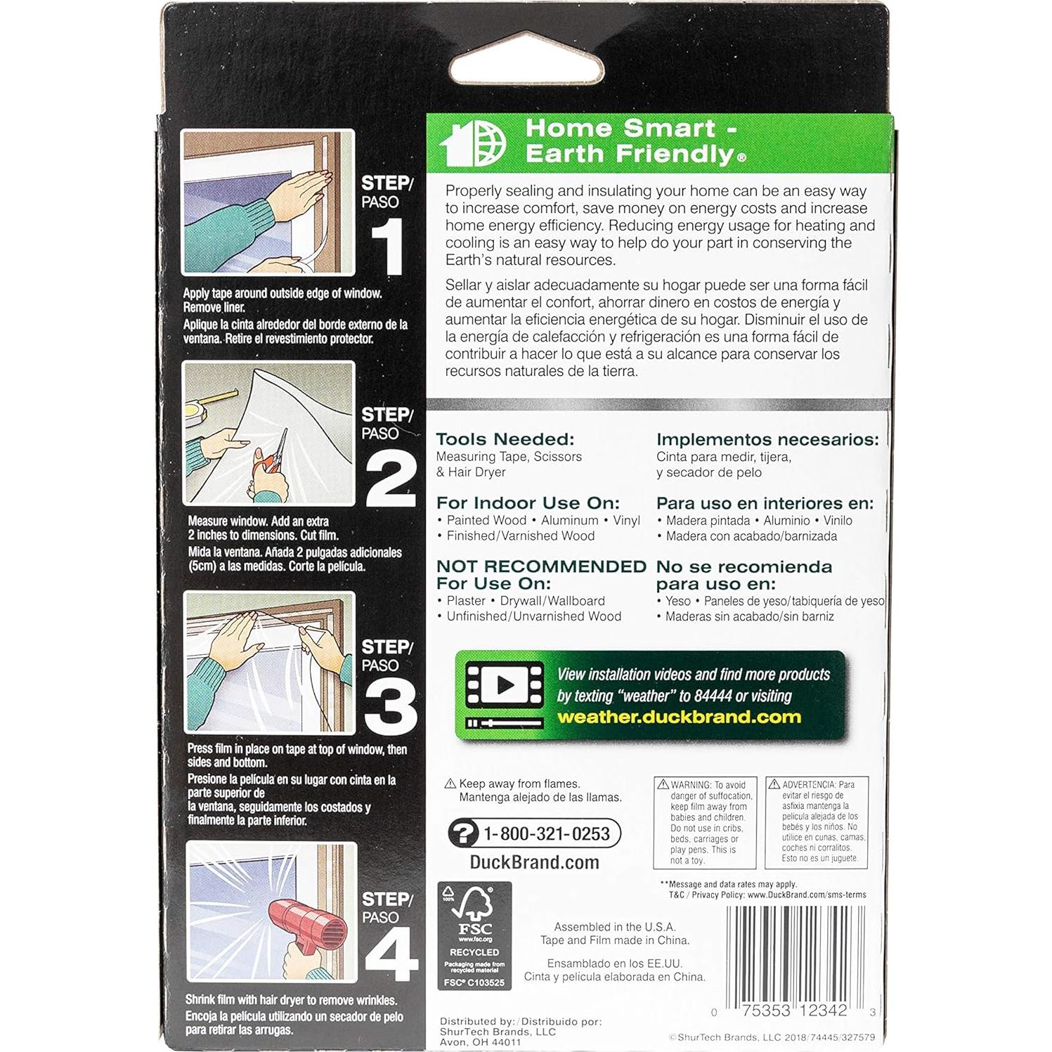 Kit Aislante de Ventana Duck MAX para 3 Ventanas, 5.03 m²