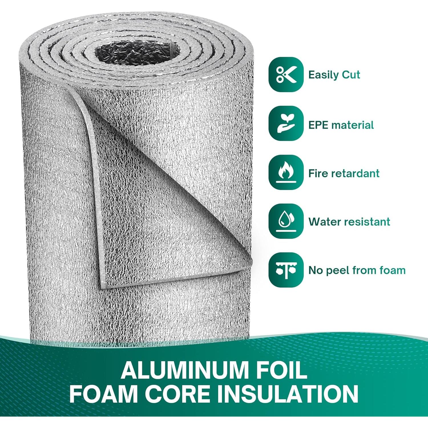 Aislamiento Reflectante HADOR 61 cm x 3 m para Ventanas