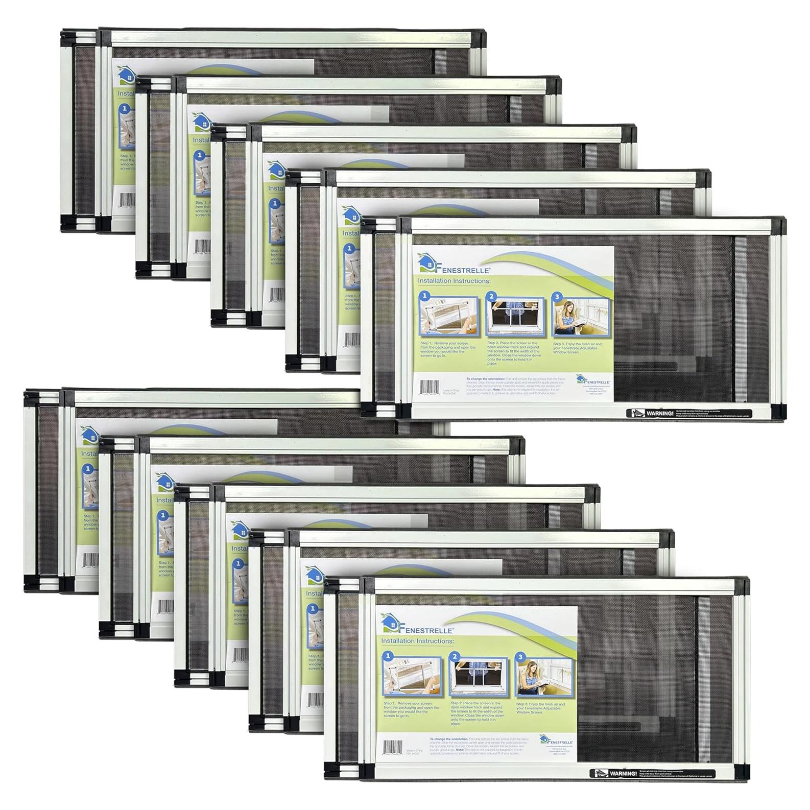 Pantalla de Ventana Expandible Fenestrelle 10 Unidades 25.4x91.4 cm