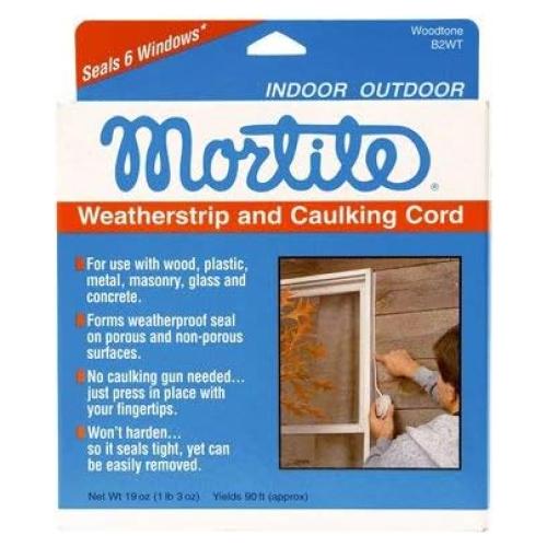 Cordón de Calafateo Mortite Frost King 19 oz x 90 pies - Paquete de 4