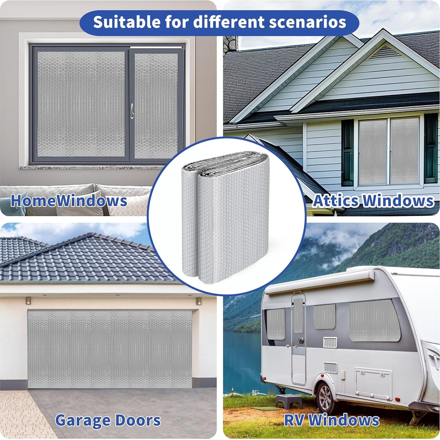 Aislamiento Reflectante Toldear 60cm x 3.05m para Ventanas