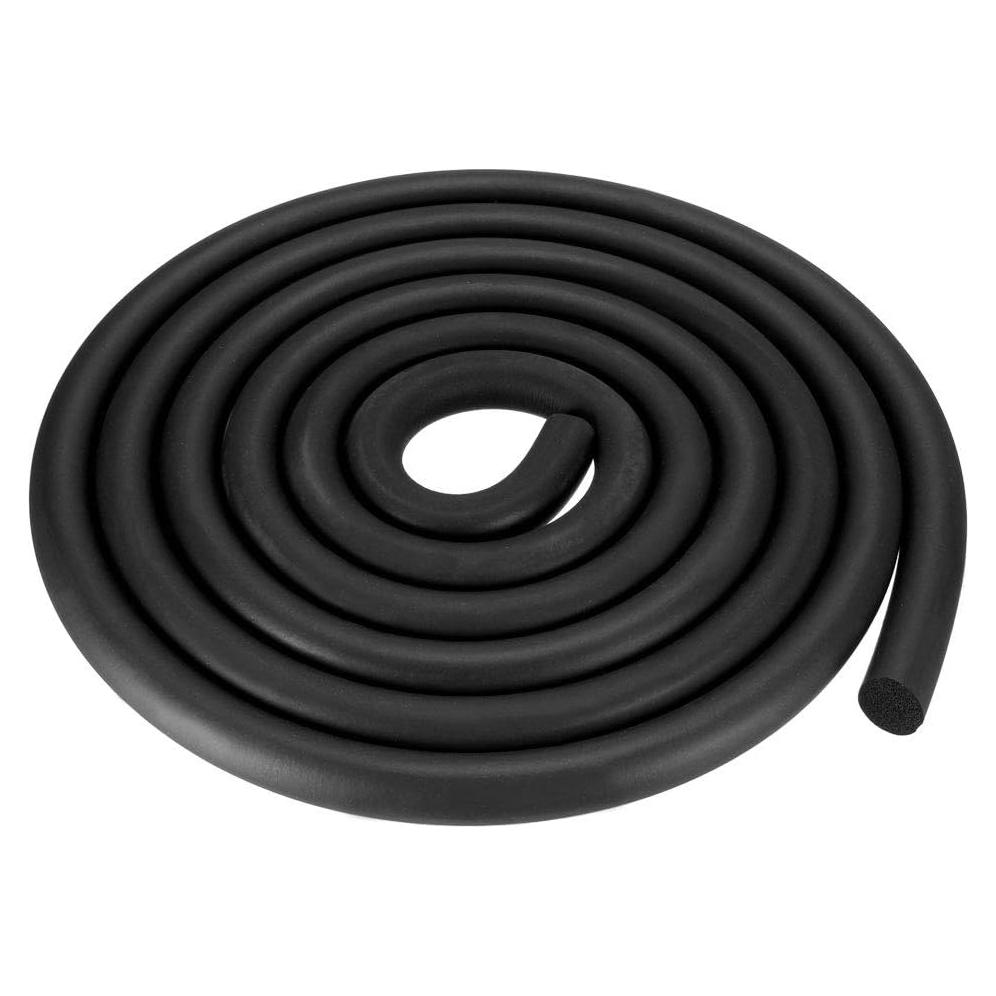 Tira de Sellado de Goma Espuma uxcell 18mm x 3m Negra
