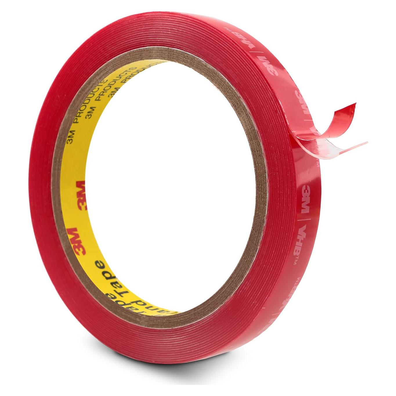 Cinta VHB 3M 4905 Doble Cara 1.27cm x 4.69m Transparente