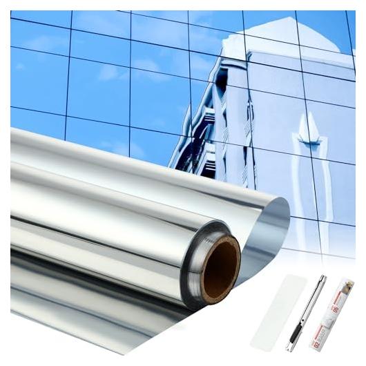 Película Tintada de Ventana Reflectante Pushglossy 121.9x792.5cm